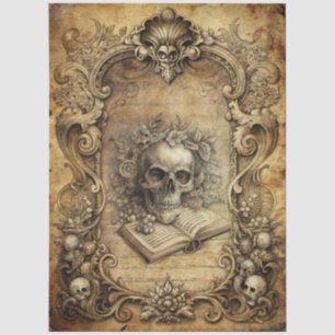 Gothic Junk Journal Series Design 6 Tissue Paper