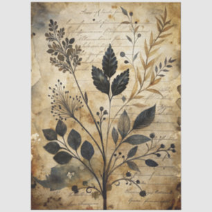 Gothic Junk Journal Series Design 7 Tissue Paper