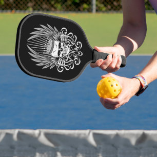 Gothic King Skulls Pickleball Paddle
