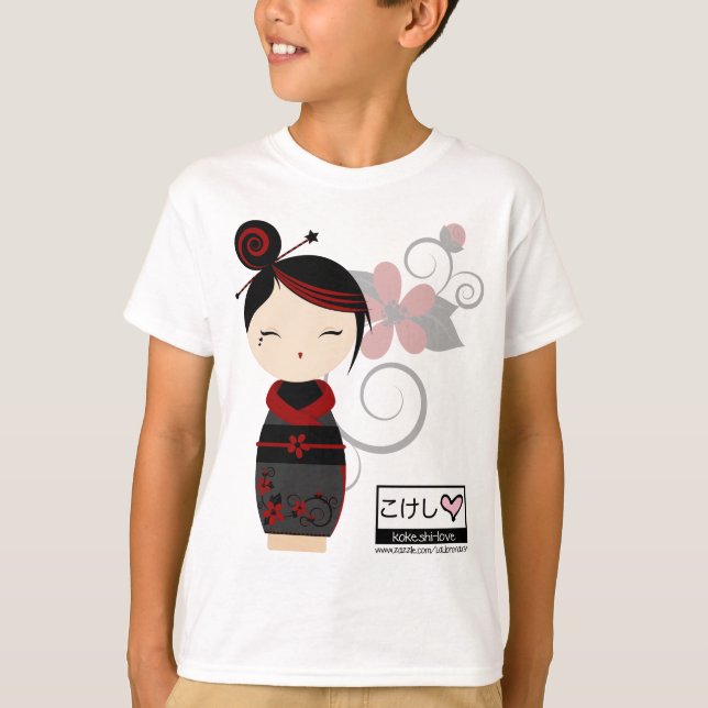 Gothic Kokeshi Kids' Tee (Front)