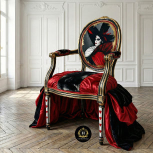 Gothic Lace Chair Furniture Decoupage Tissue Paper