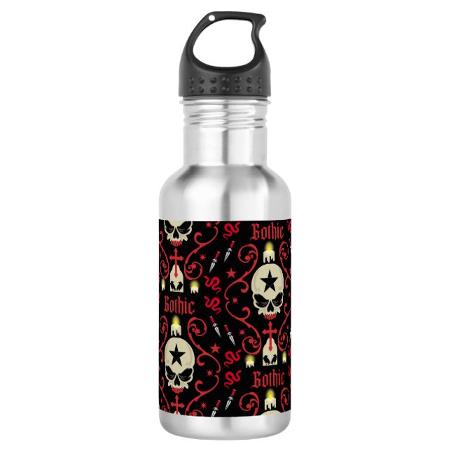 Gothic Lamp And Accessories 710 Ml Water Bottle (Front)