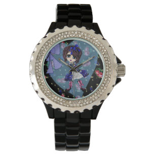 Gothic Lolita Blue dress Gothloli personalised Watch
