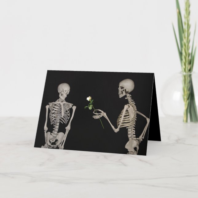 Gothic Love Greeting Card (Front)