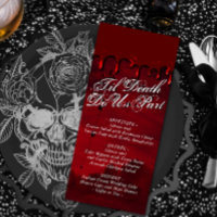 Gothic Luxe | Black and Blood Red Drip