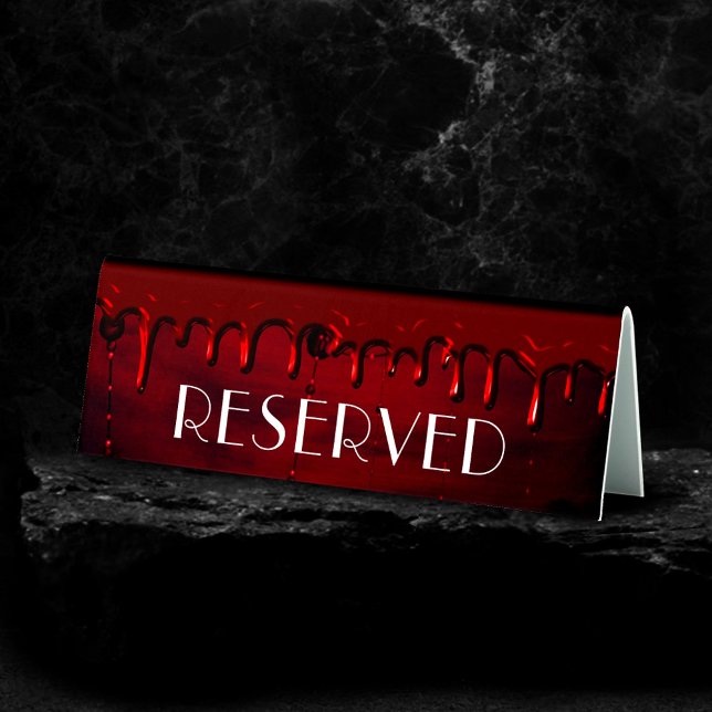 Gothic Luxe | Black and Red Blood Drip Reserved (Creator Uploaded)