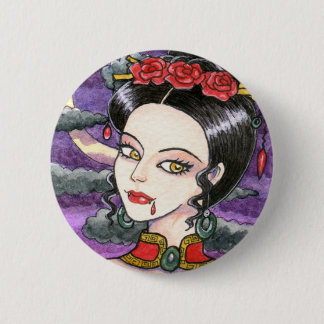 Gothic Magic Vampire Fantasy Button by Ann Howard