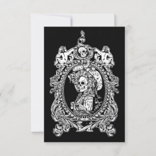 Gothic Maiden Thank You Card
