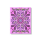 Gothic Mandala Stretched Canvas Print