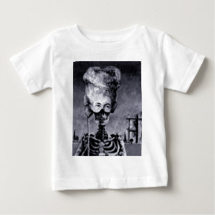 Gothic Masked Halloween Skeleton Baby T-Shirt