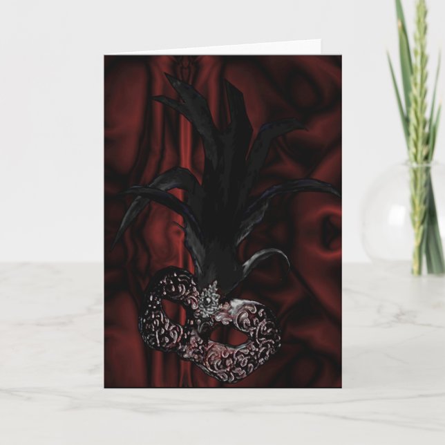 Gothic Masquerade Card or Invitation (Front)