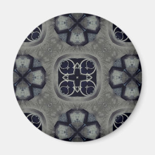 Gothic mediaeval detailed pattern magnet