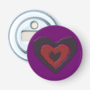 Gothic Melting Love Heart Bottle Opener