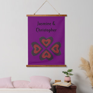Gothic Melting Love Heart Custom Hanging Tapestry