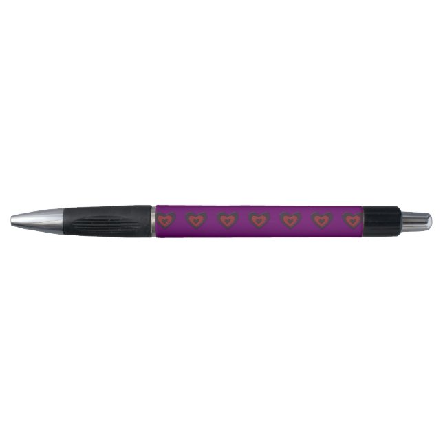 Gothic Melting Love Heart Pens (Front)