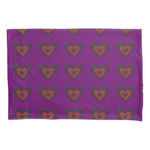Gothic Melting Love Heart Pillowcase