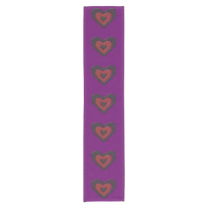 Gothic Melting Love Heart Table Runner