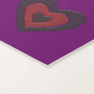 Gothic Melting Love Heart Yoga Mat