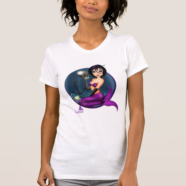 Gothic Mermaid by Nicole in Colour T-Shirt (Front)