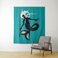 Gothic Mermaid Dark Fantasy Magic Sea Creature