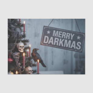 Gothic "Merry Darkmas" Horror Christmas Tree Tissue Paper