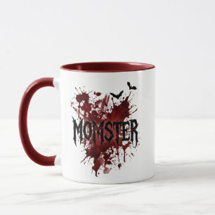 Gothic Momster Mug - Spooky Halloween Coffee Cup