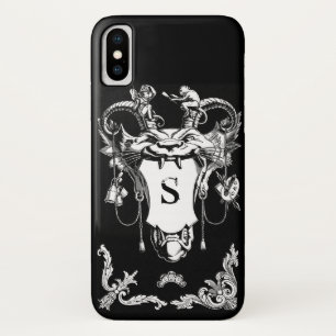 Gothic monster antique architectural decoration  iPhone x case
