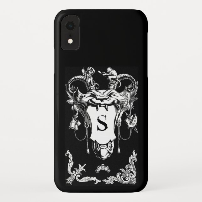 Gothic monster antique architectural decoration  Case-Mate iPhone case (Back)