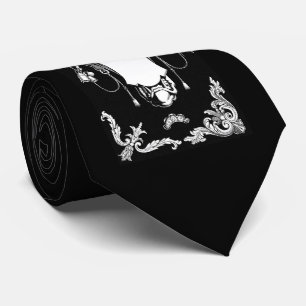 Gothic monster antique architectural decoration  tie