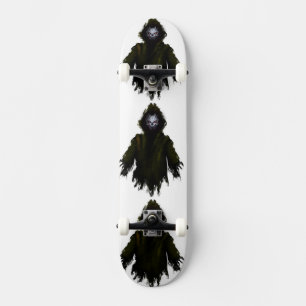 Gothic Monster Horror Dark Edgy Street Art Skateboard