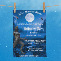 Gothic Monster Mash Werewolf Halloween Party