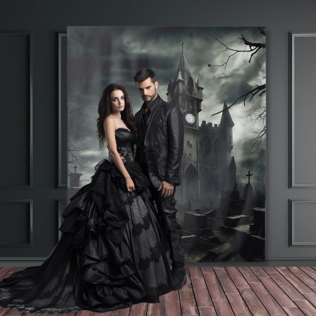 Gothic Moody Dark Castle Two Tapestry (Creator Uploaded)