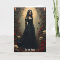Gothic Moon Aunt Birthday