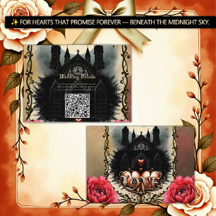 Gothic Moon –Eternal Love Beneath the Midnight Sky Enclosure Card