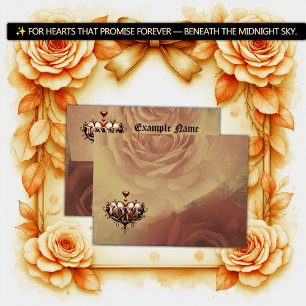 Gothic Moon –Eternal Love Beneath the Midnight Sky Envelope