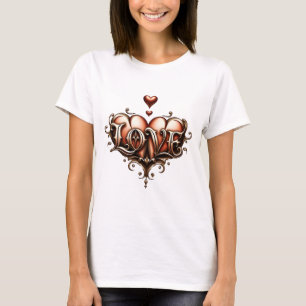 Gothic Moon –Eternal Love Beneath the Midnight Sky T-Shirt
