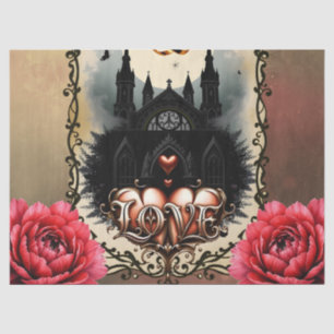 Gothic Moon –Eternal Love Beneath the Midnight Sky Tissue Paper