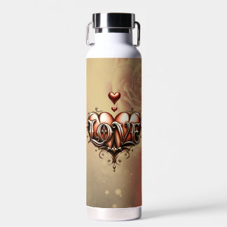 Gothic Moon –Eternal Love Beneath the Midnight Sky Water Bottle