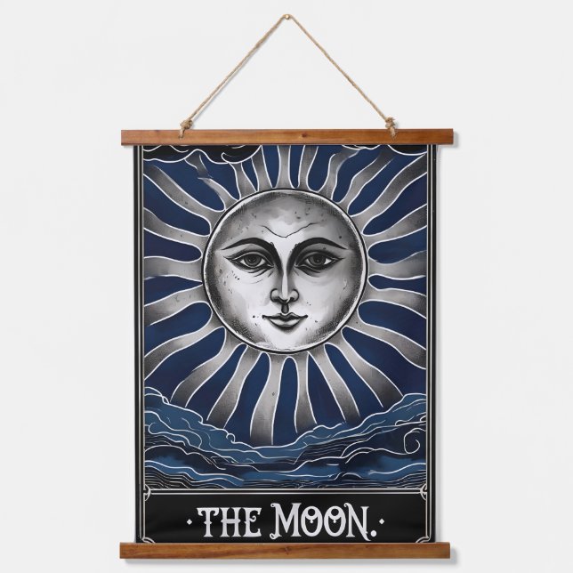 Gothic Moon Tarot Hanging Tapestry (Front)