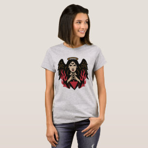 Gothic Mysterious Woman – Dark Fantasy T-Shirt