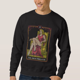 Gothic Mystic High Priestess Tarot Spiritual Sweatshirt