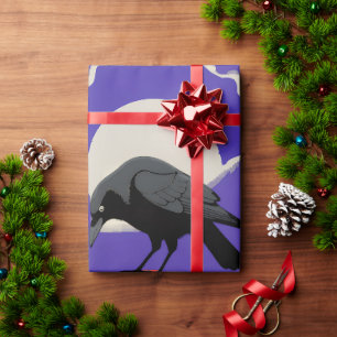 Gothic Mystic Raven Wrapping Paper