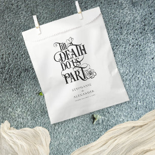 Gothic Mystical Till Death Do Us Part Wedding Favour Bag