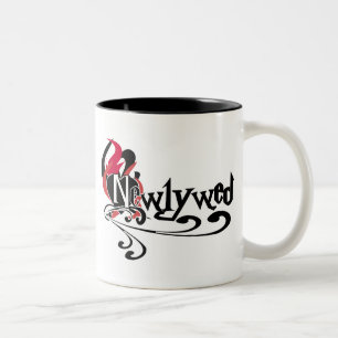 Gothic Newlywed Two-Tone Coffee Mug