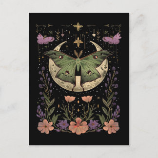  Gothic night sky illustration Postcard