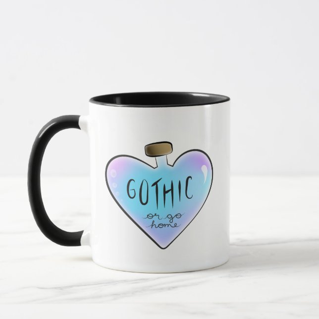 Gothic or Go Home Mug (Purple/Blue) (Left)