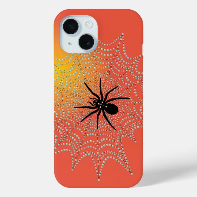 Gothic or spider enthusiast Apple iPhone Cases (Back)