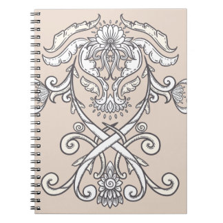 Gothic Ornamental Crest Notebook