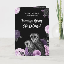 Gothic Owls Wedding 