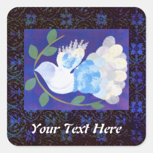 Gothic Peace Spirit Square Sticker